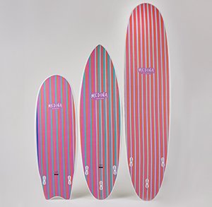 Prancha de Surf Medina Soft Top Stripe 8'0